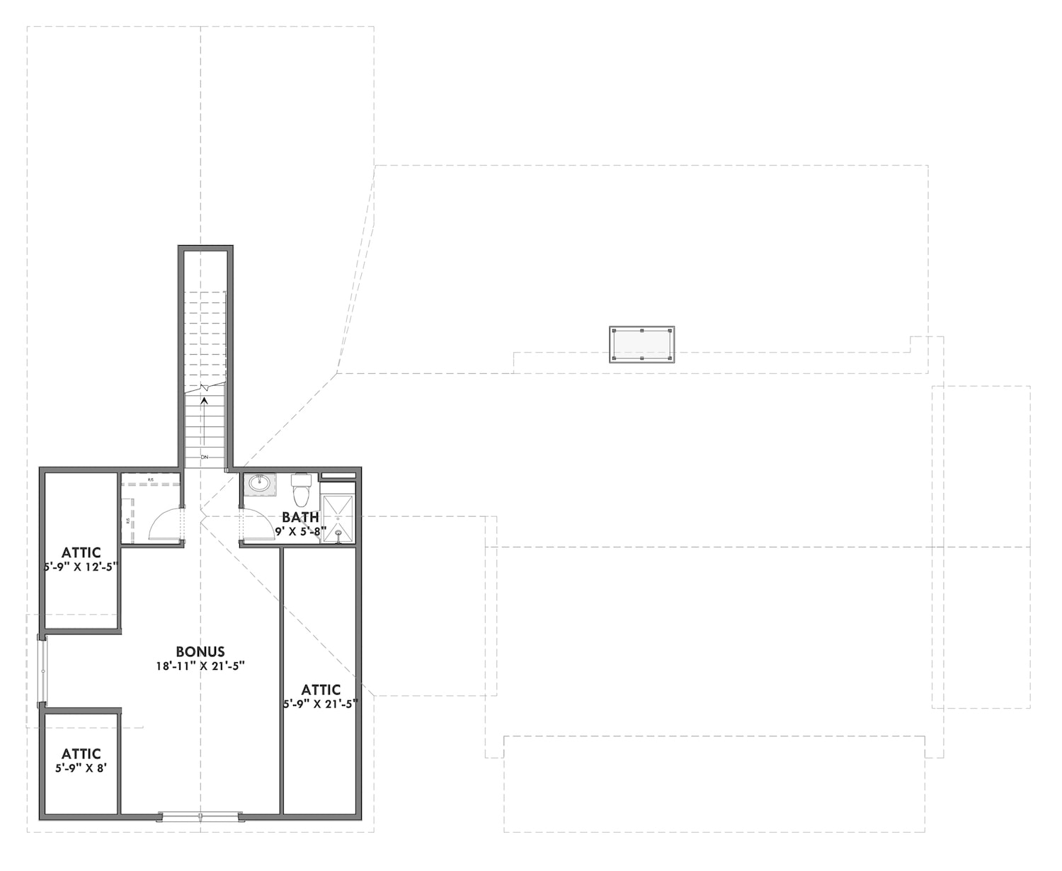 Floor Plan Bonus Room