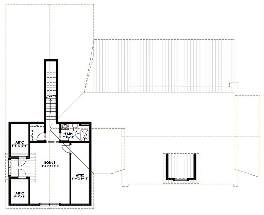 Floor Plan Bonus Room