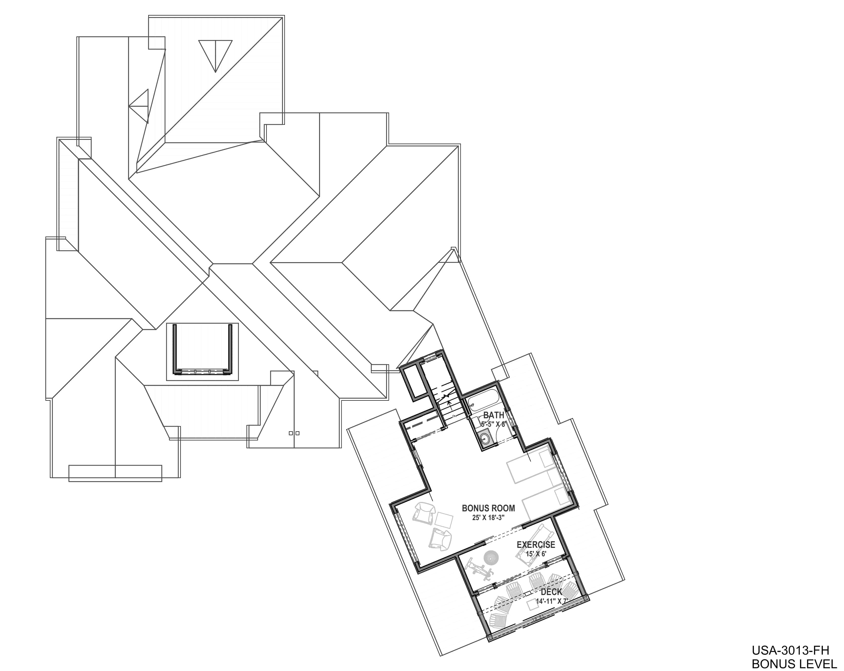 Floor Plan Bonus Room