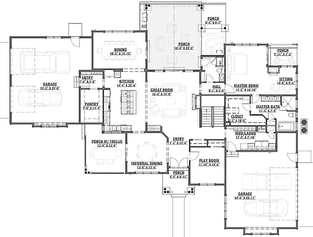 Floor Plan Main Level