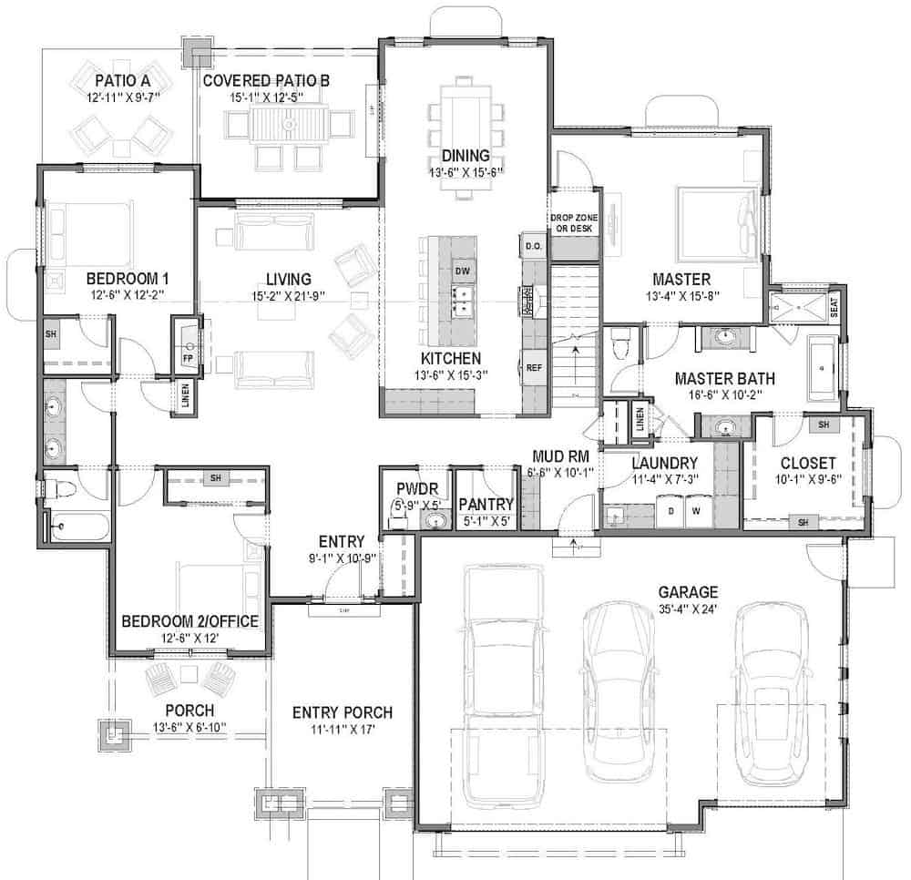Floor Plan Main Level