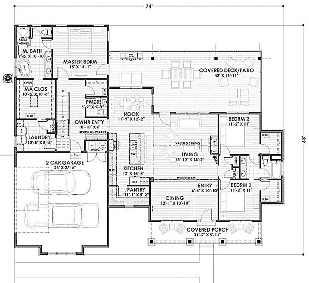 Floor Plan Main Level