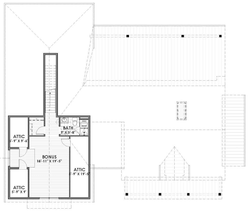 Floor Plan Bonus Room