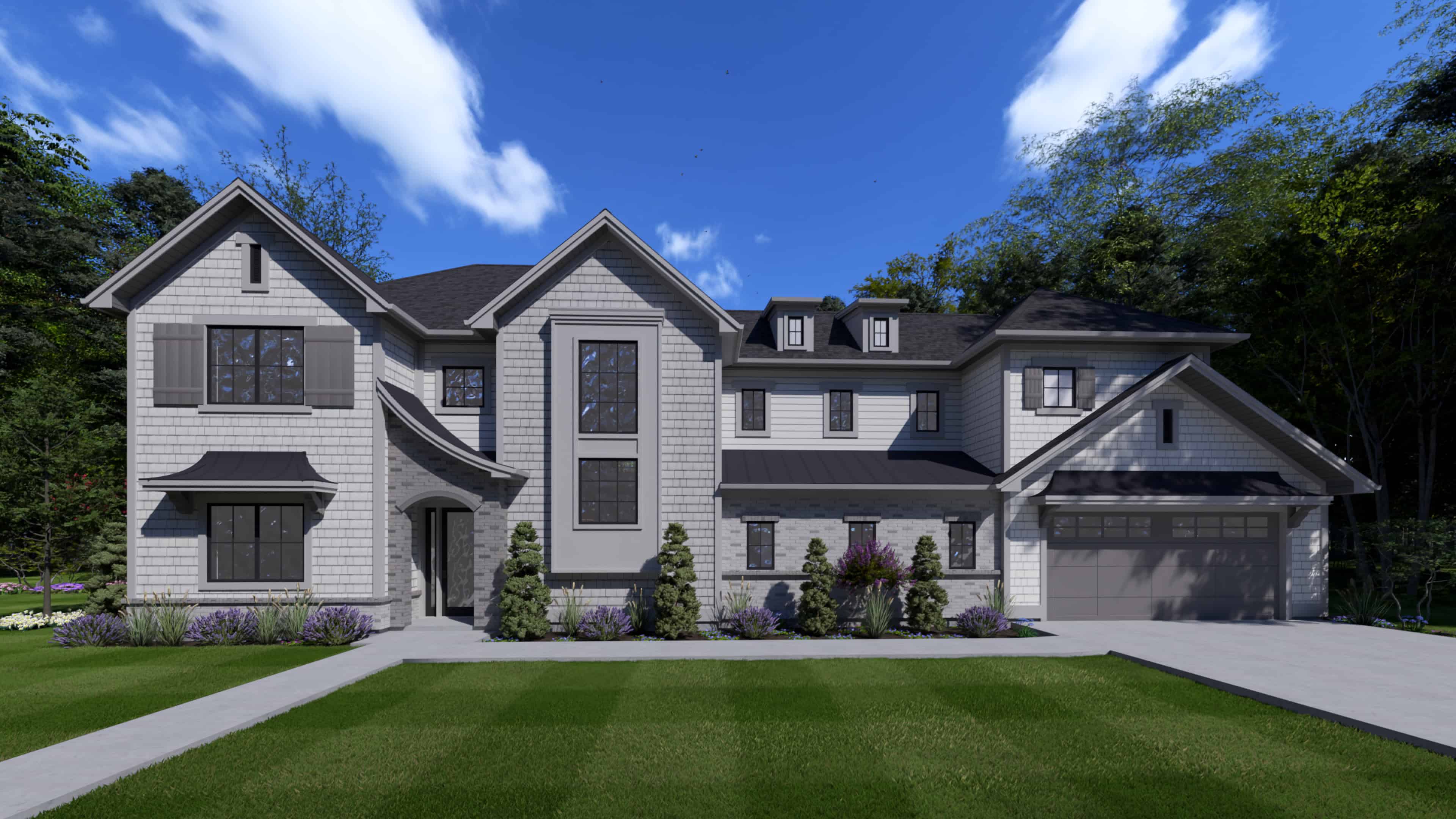 Traditional House Plan - 4 Bedrms, 3.5 Baths - 3437 Sq Ft - #194-1081