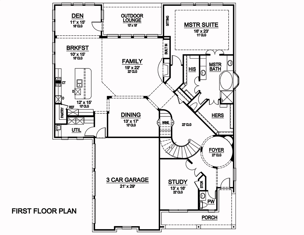 Floor Plan Main Level
