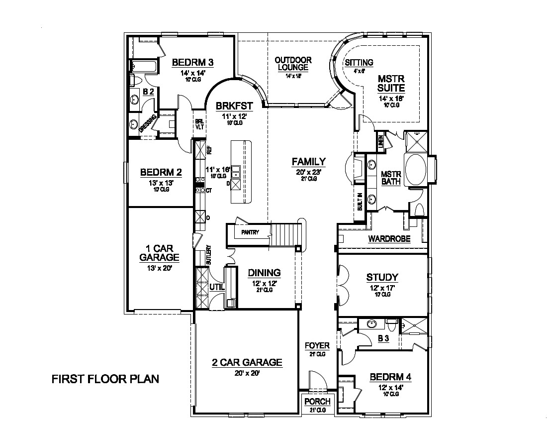 Floor Plan Main Level