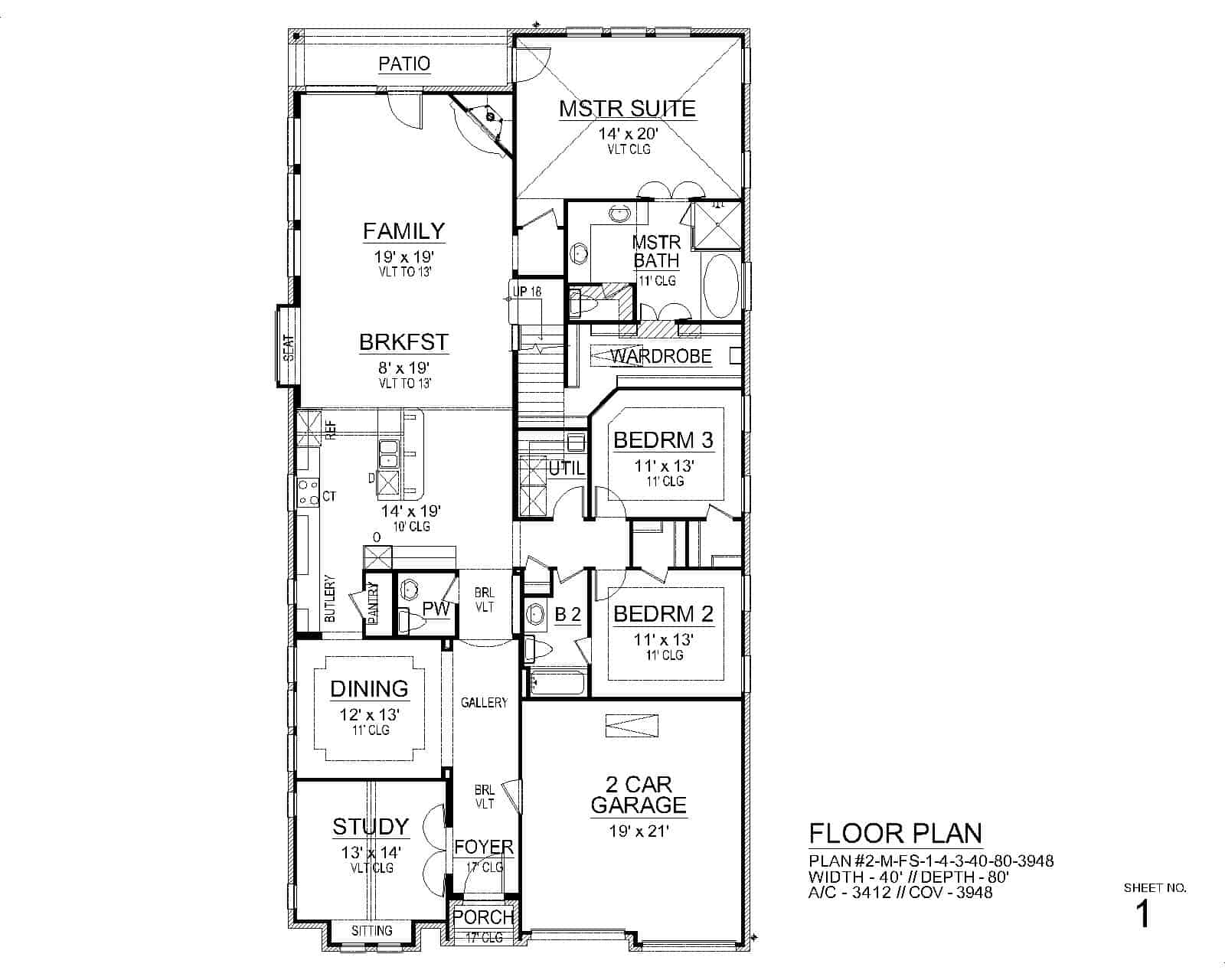 Floor Plan Main Level