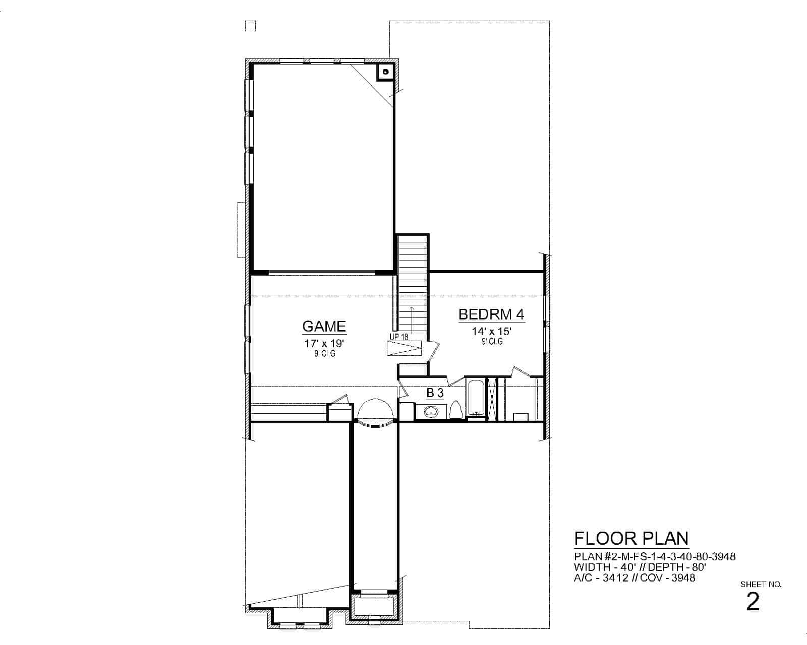 Floor Plan Upper Level