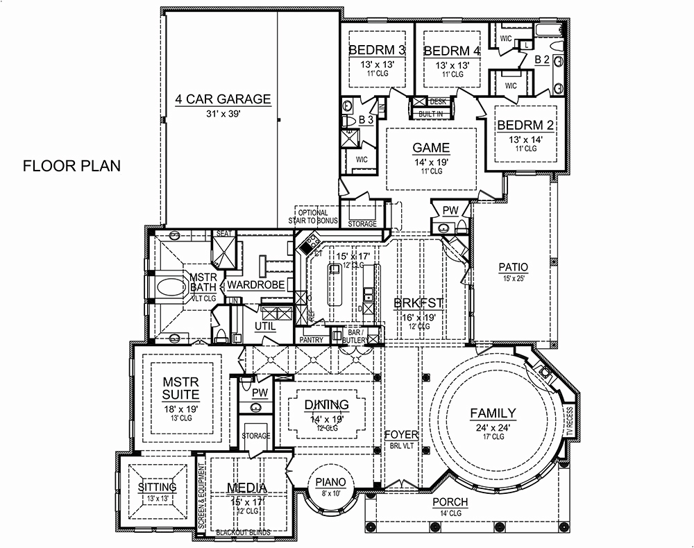 Floor Plan Main Level