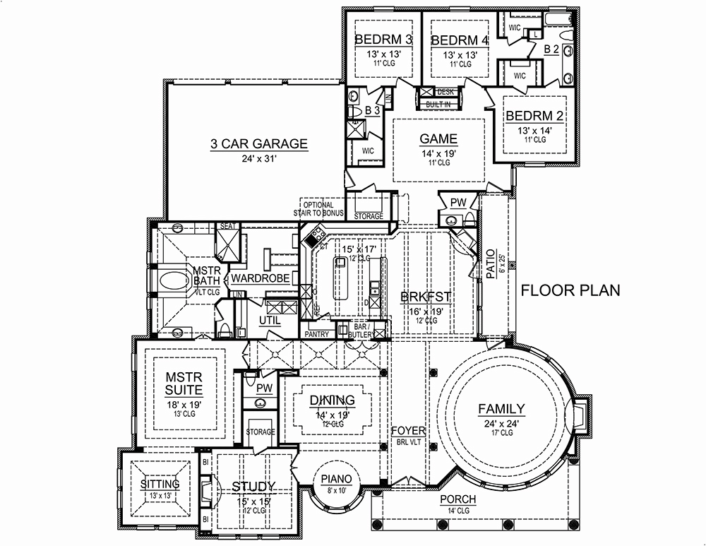 Floor Plan Main Level
