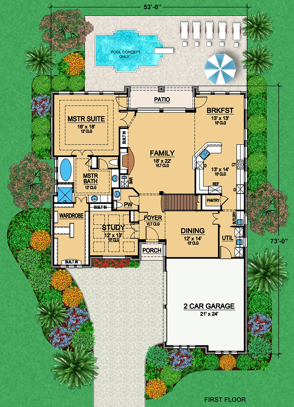 Floor Plan Main Level