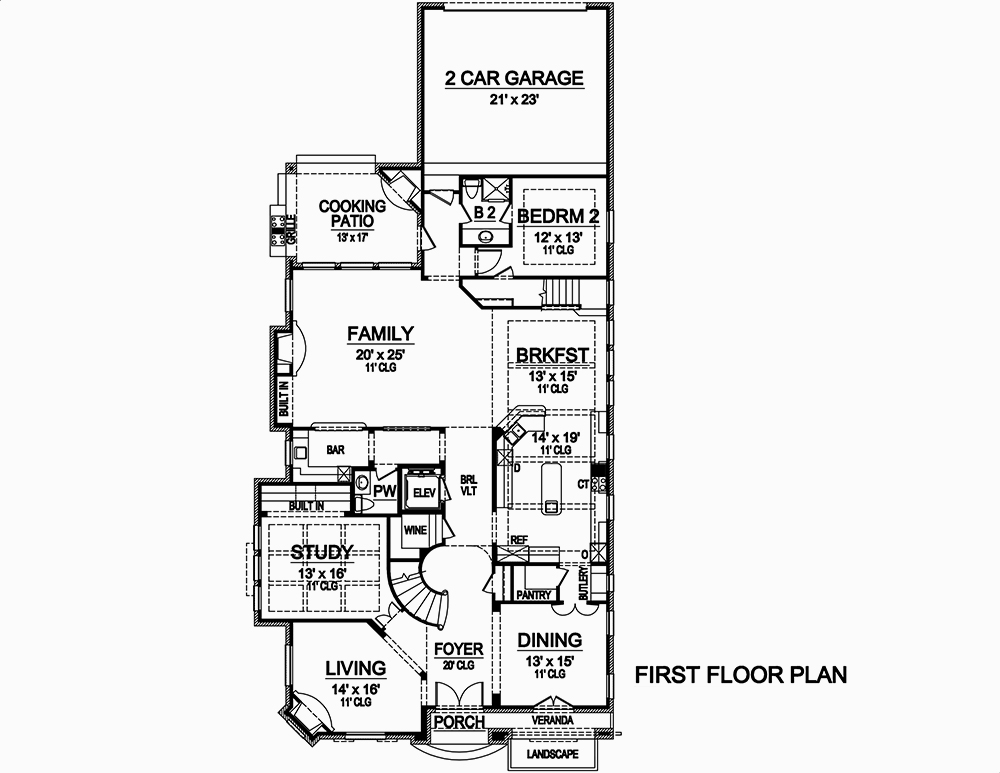 Floor Plan Main Level