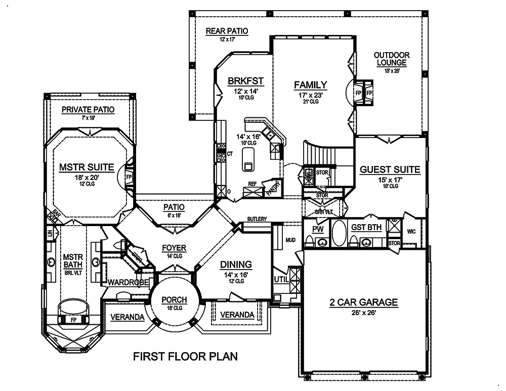 Floor Plan Main Level