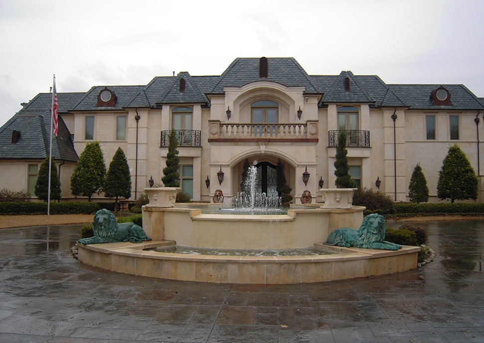 9-Bedroom, 14727 Sq Ft French House - Plan #195-1127 - Front Exterior