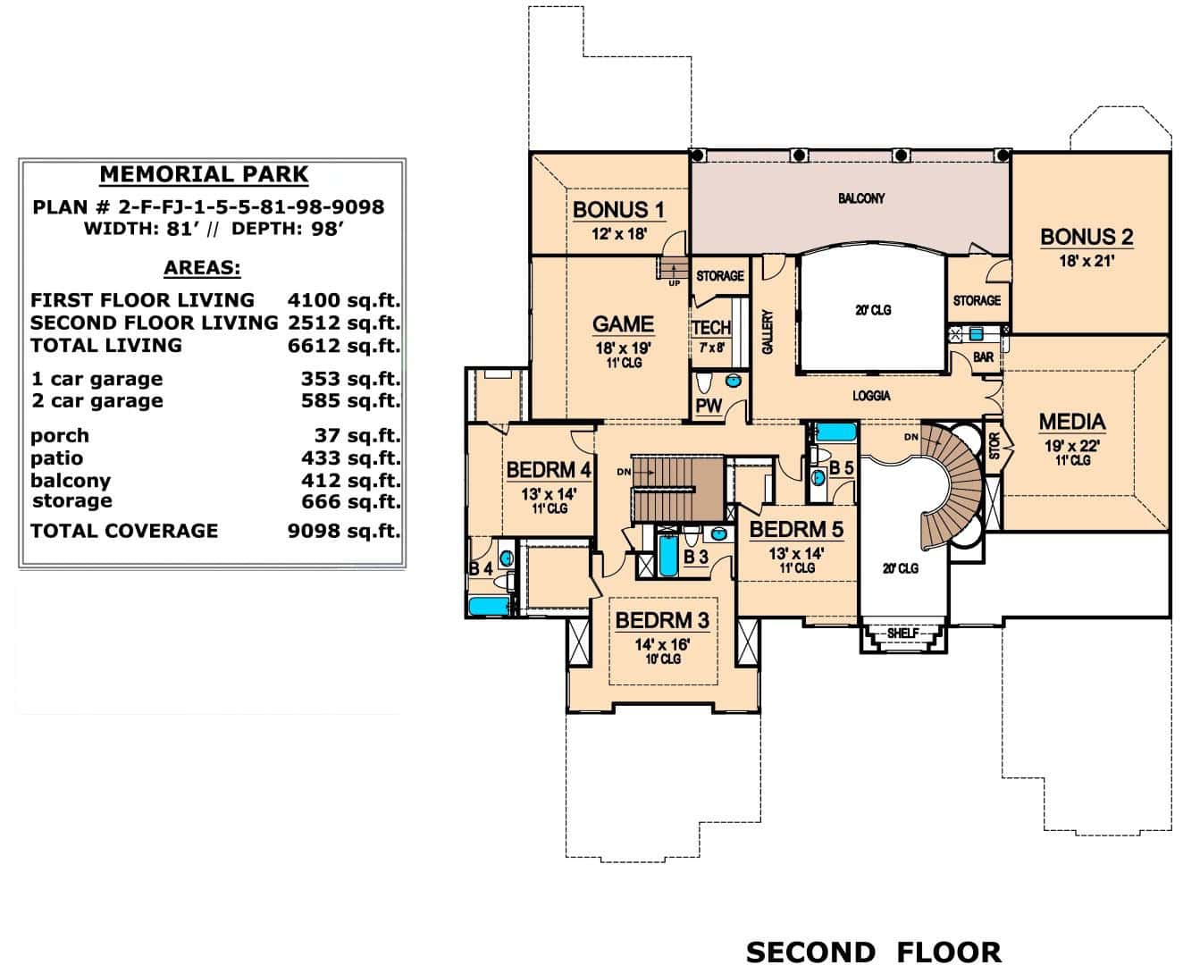 Floor Plan Upper Level