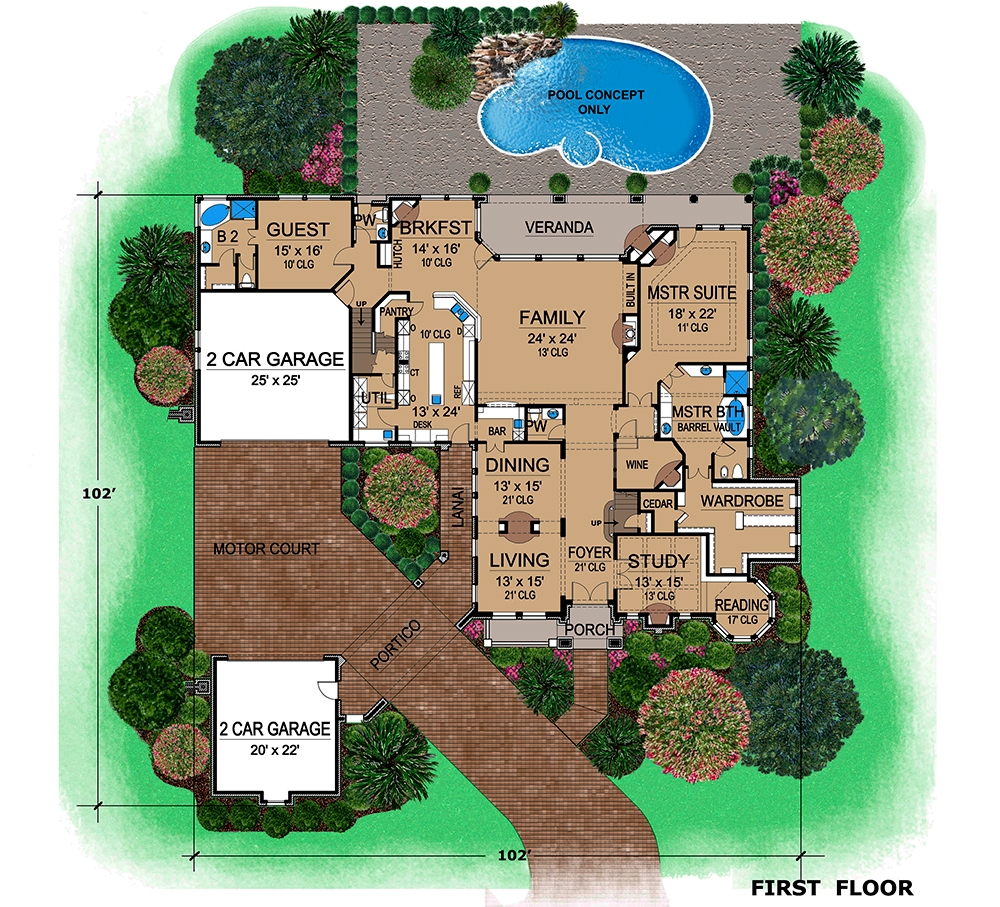 Floor Plan Main Level