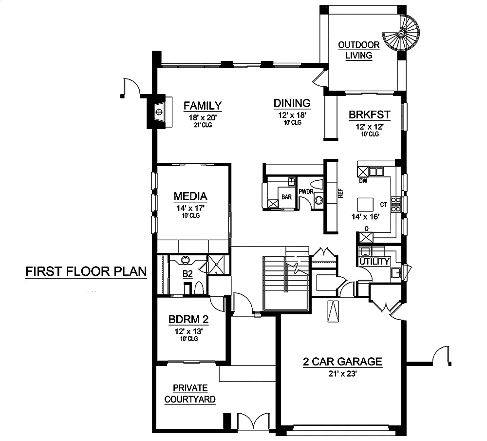 Floor Plan Main Level