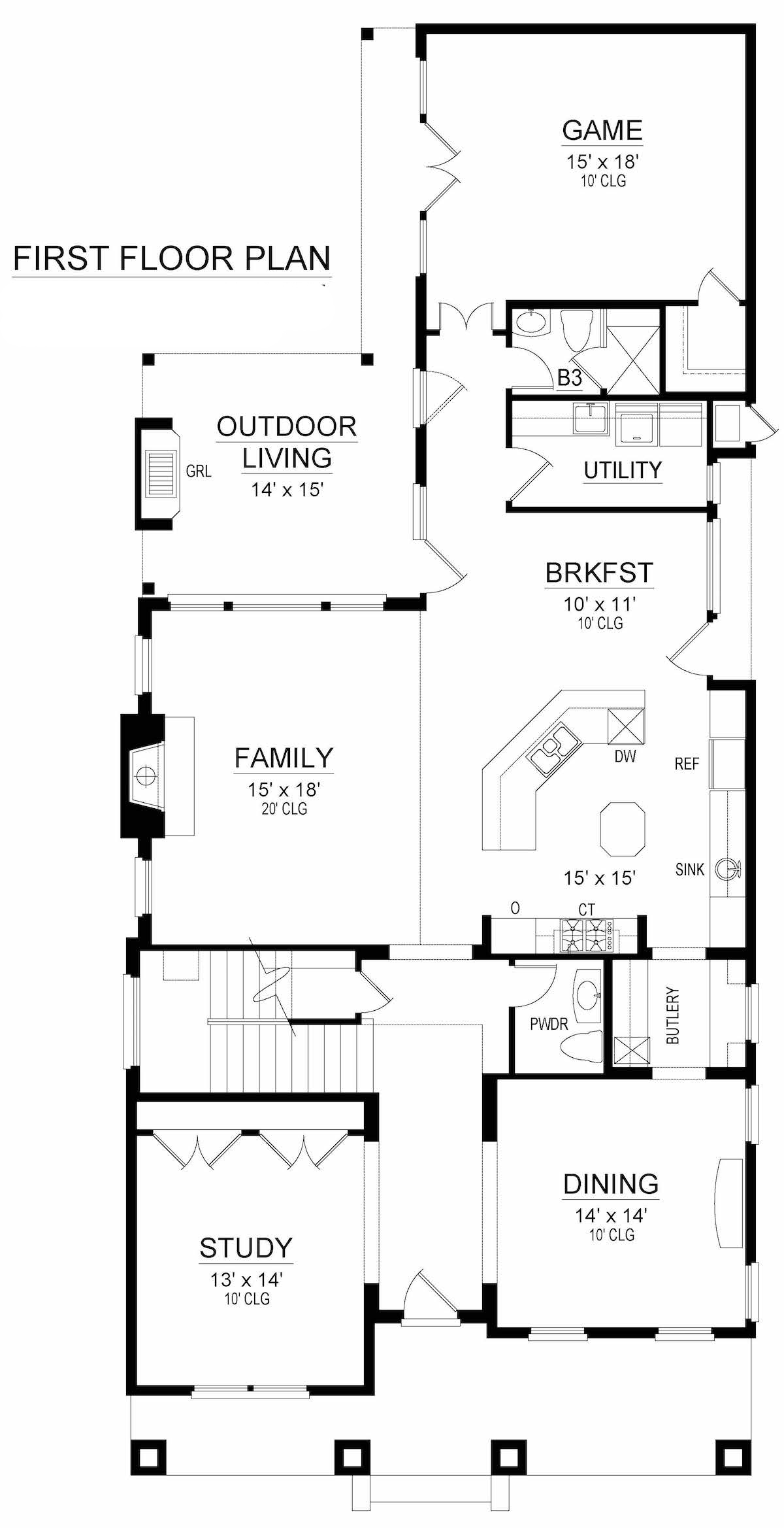 Floor Plan Main Level
