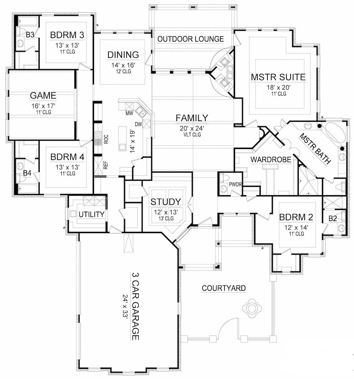 Floor Plan Main Level
