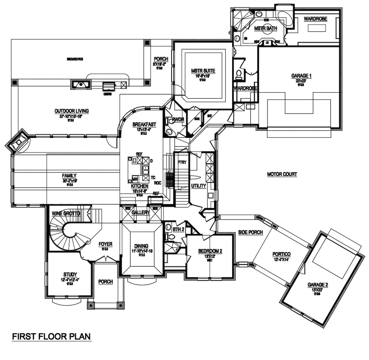 Floor Plan Main Level