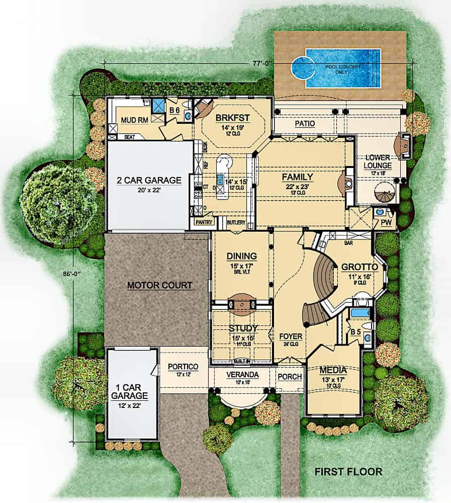 Floor Plan Main Level