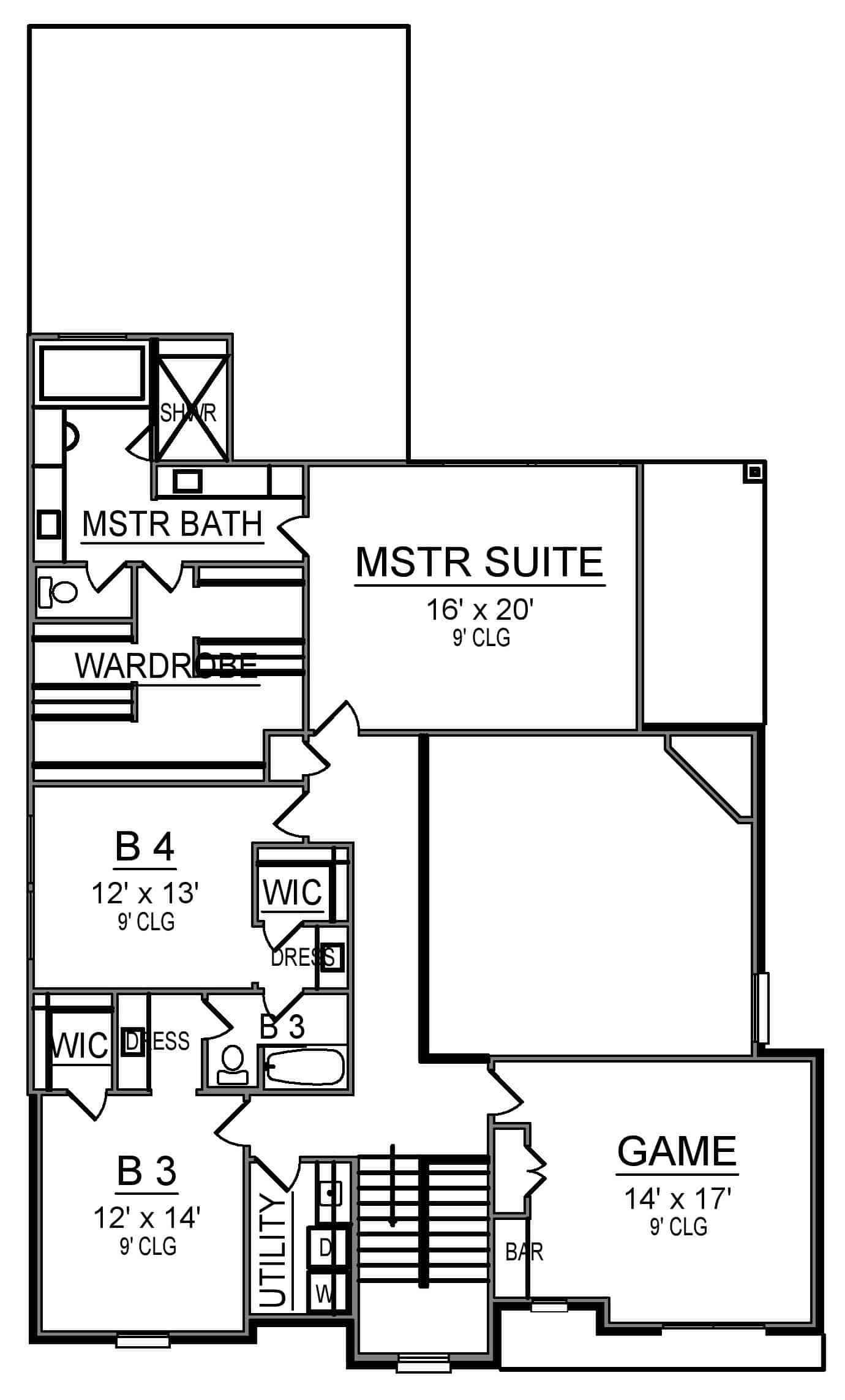 Floor Plan Upper Level
