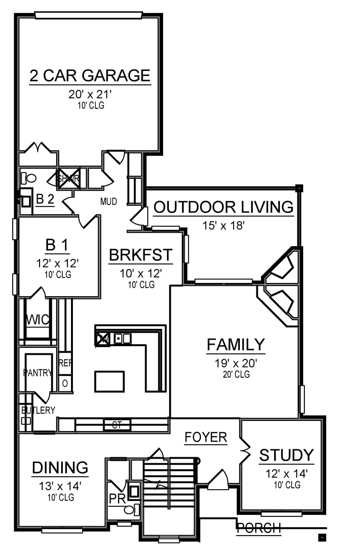 Floor Plan Main Level