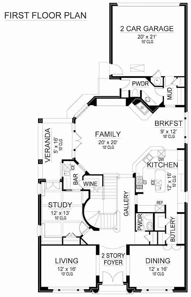 Floor Plan Main Level