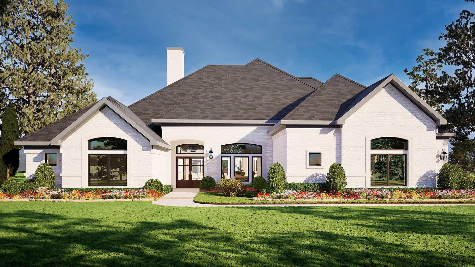 4-5-Bedroom, 3894 Sq Ft Acadian Home - Plan #195-1239 - Main Exterior