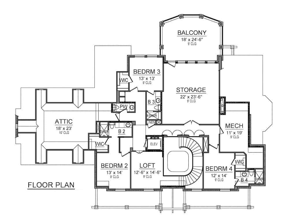 Floor Plan Upper Level