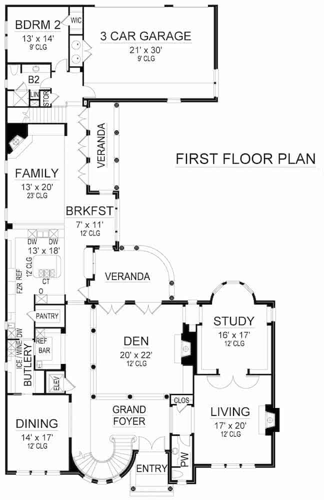 Floor Plan Main Level