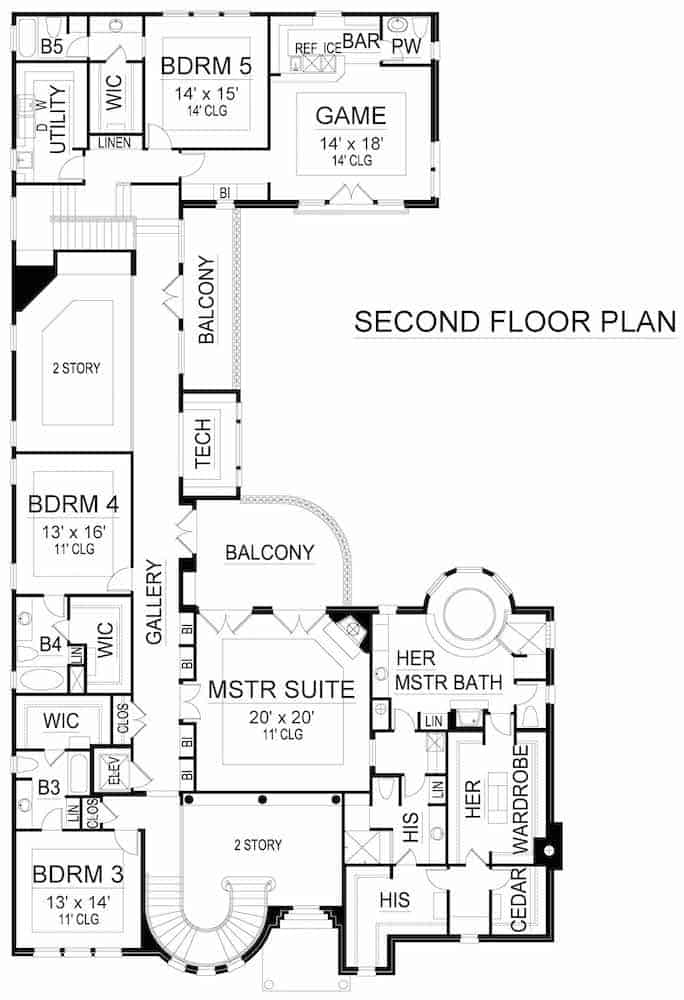 Floor Plan Upper Level