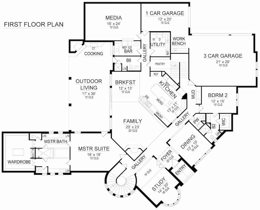 Floor Plan Main Level