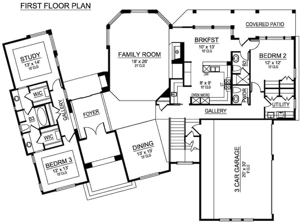 Floor Plan Main Level