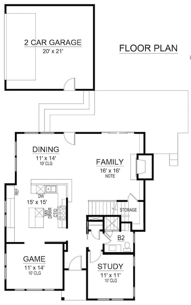 Floor Plan Main Level