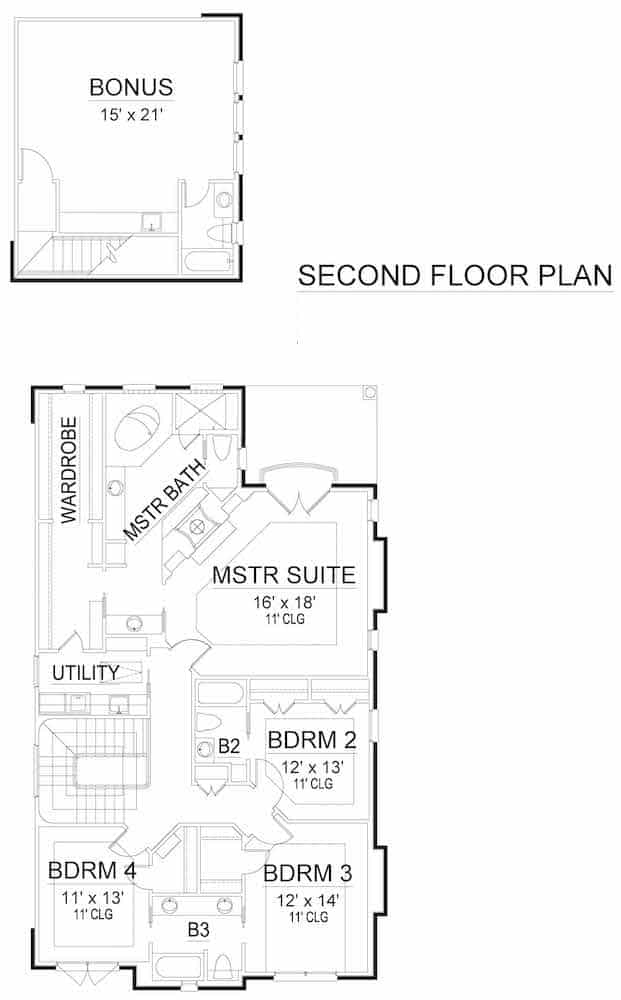 Floor Plan Upper Level