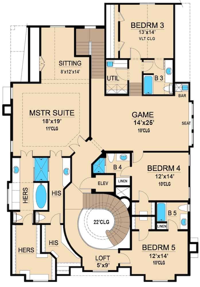 Floor Plan Upper Level