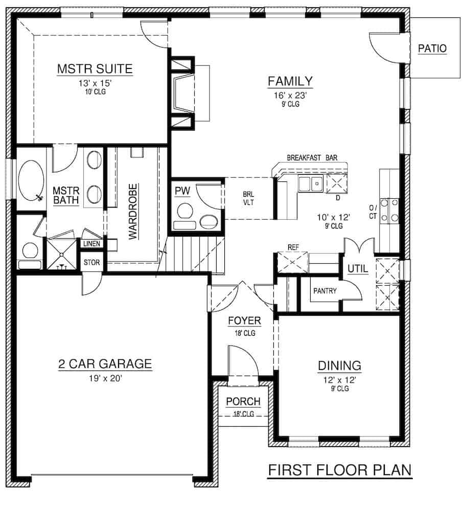 Floor Plan Main Level