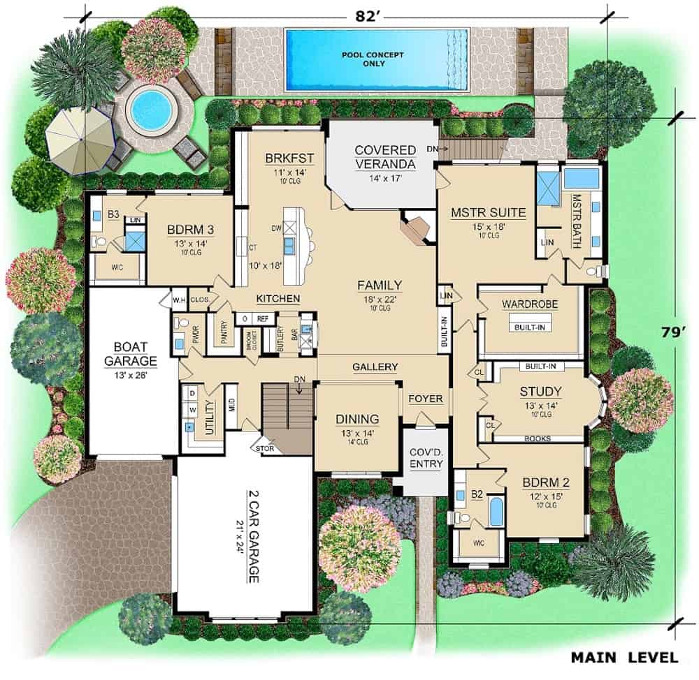 Floor Plan Main Level