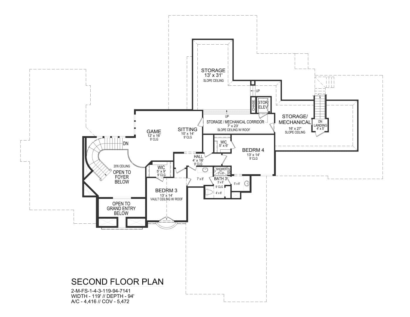 Floor Plan Second Story