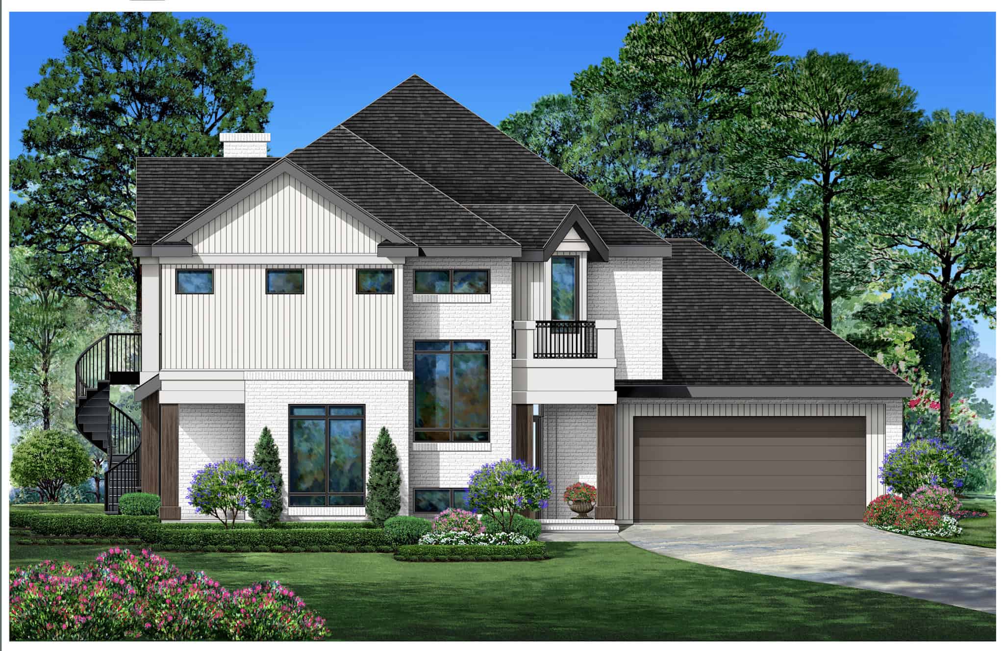Craftsman House Plan - 4 Bedrms, 4.5 Baths - 3783 Sq Ft - #195-1324