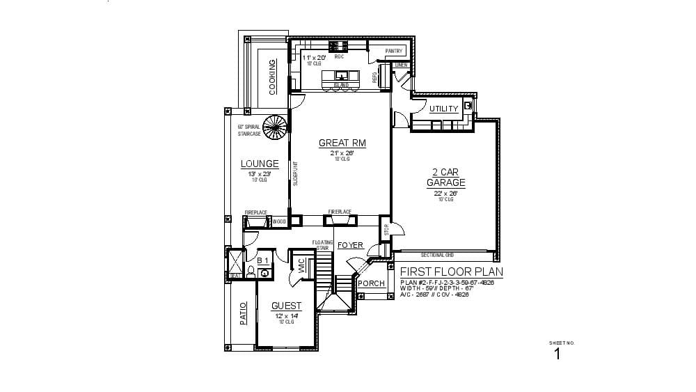 Floor Plan First Story