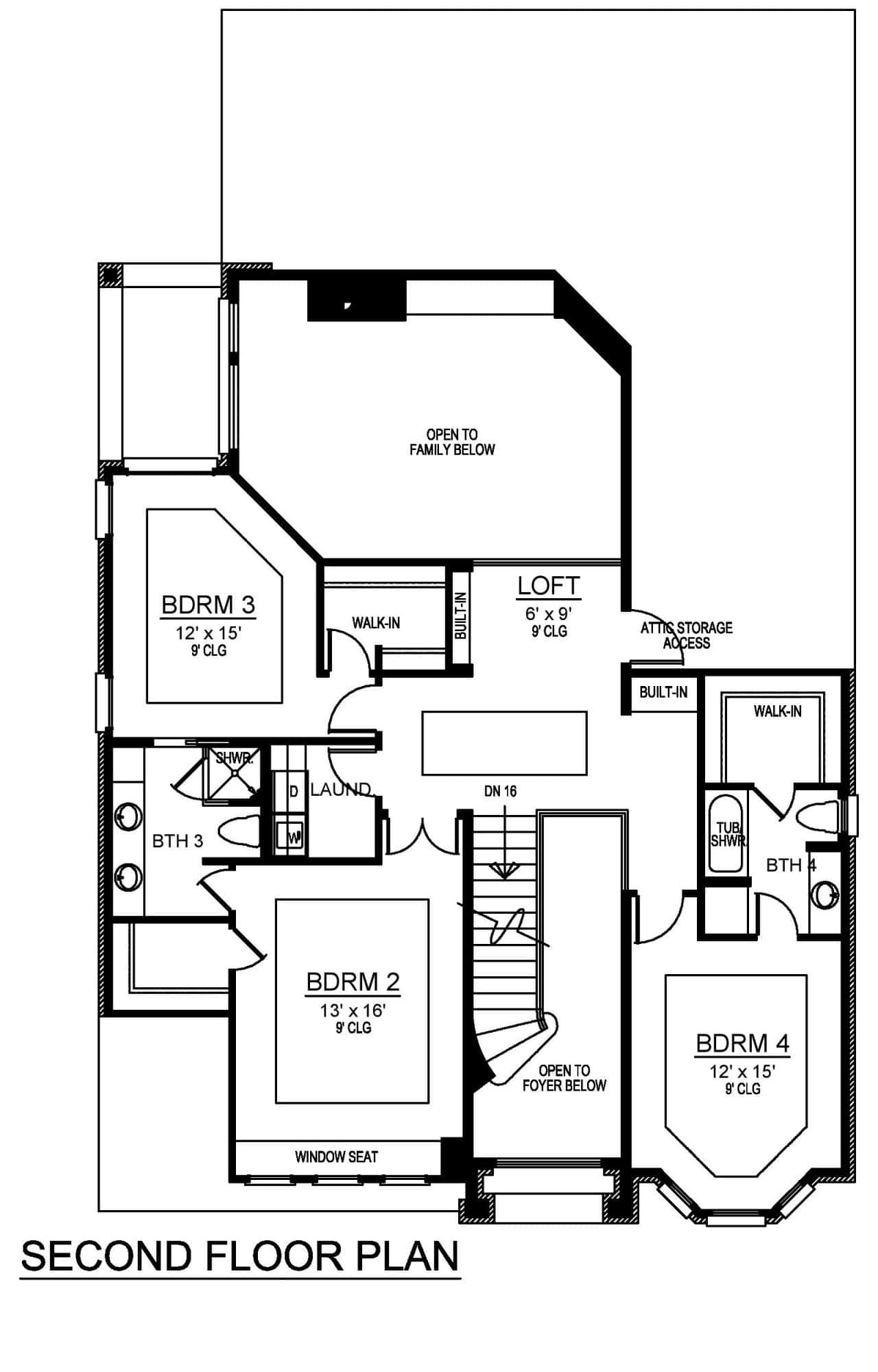 Floor Plan Second Story