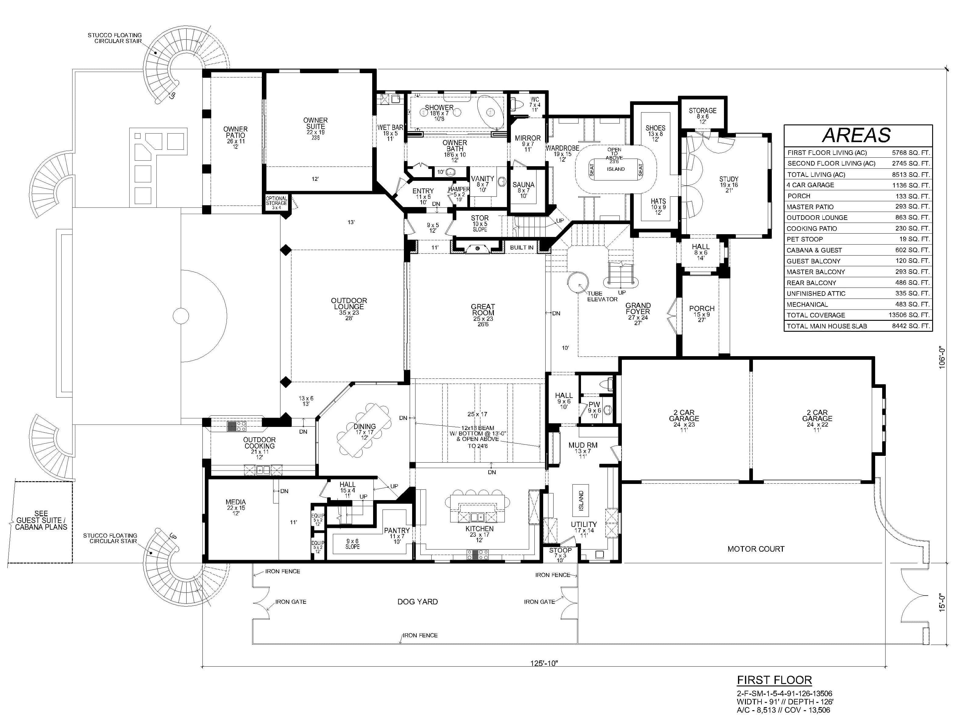 Floor Plan First Story
