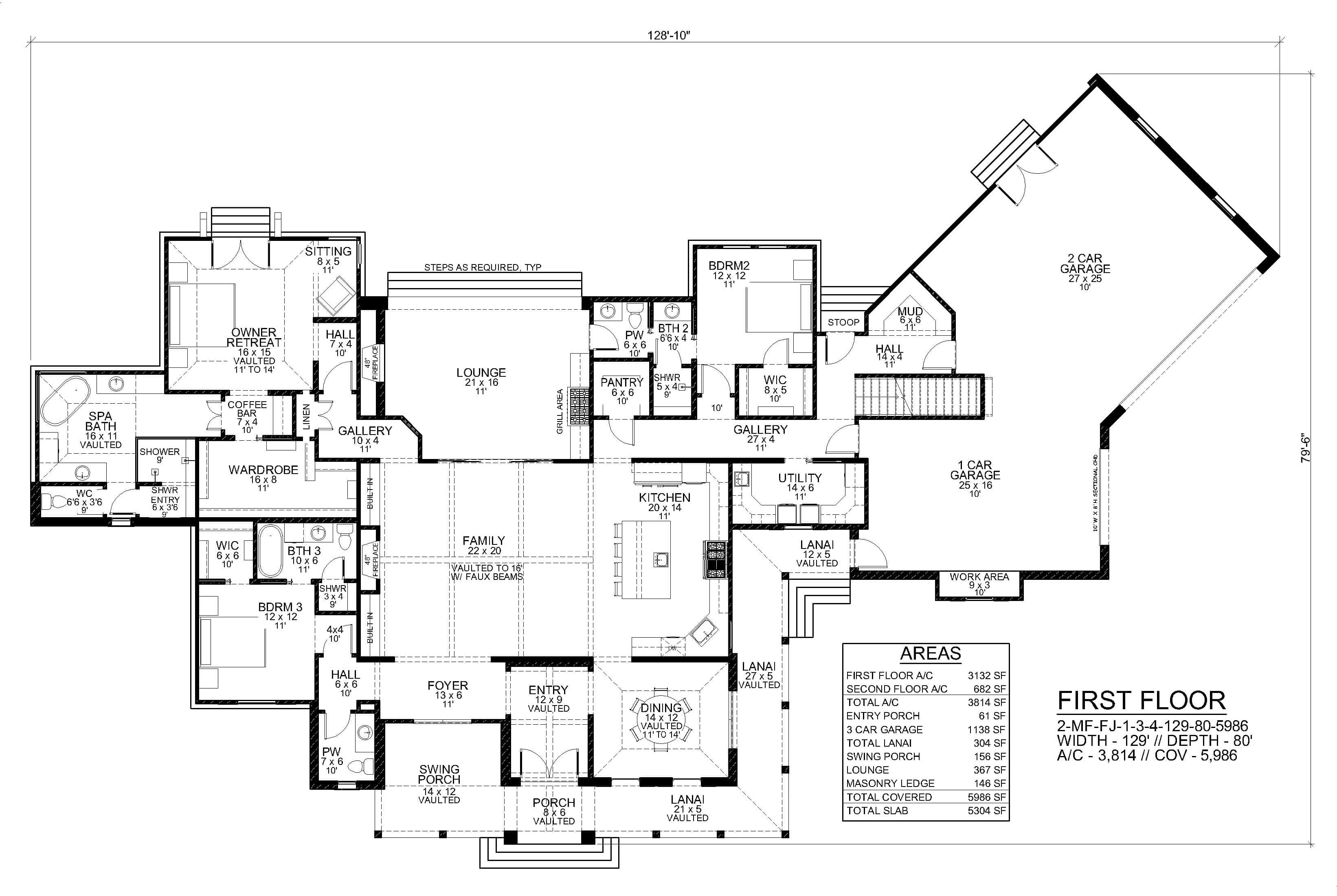 Floor Plan First Story