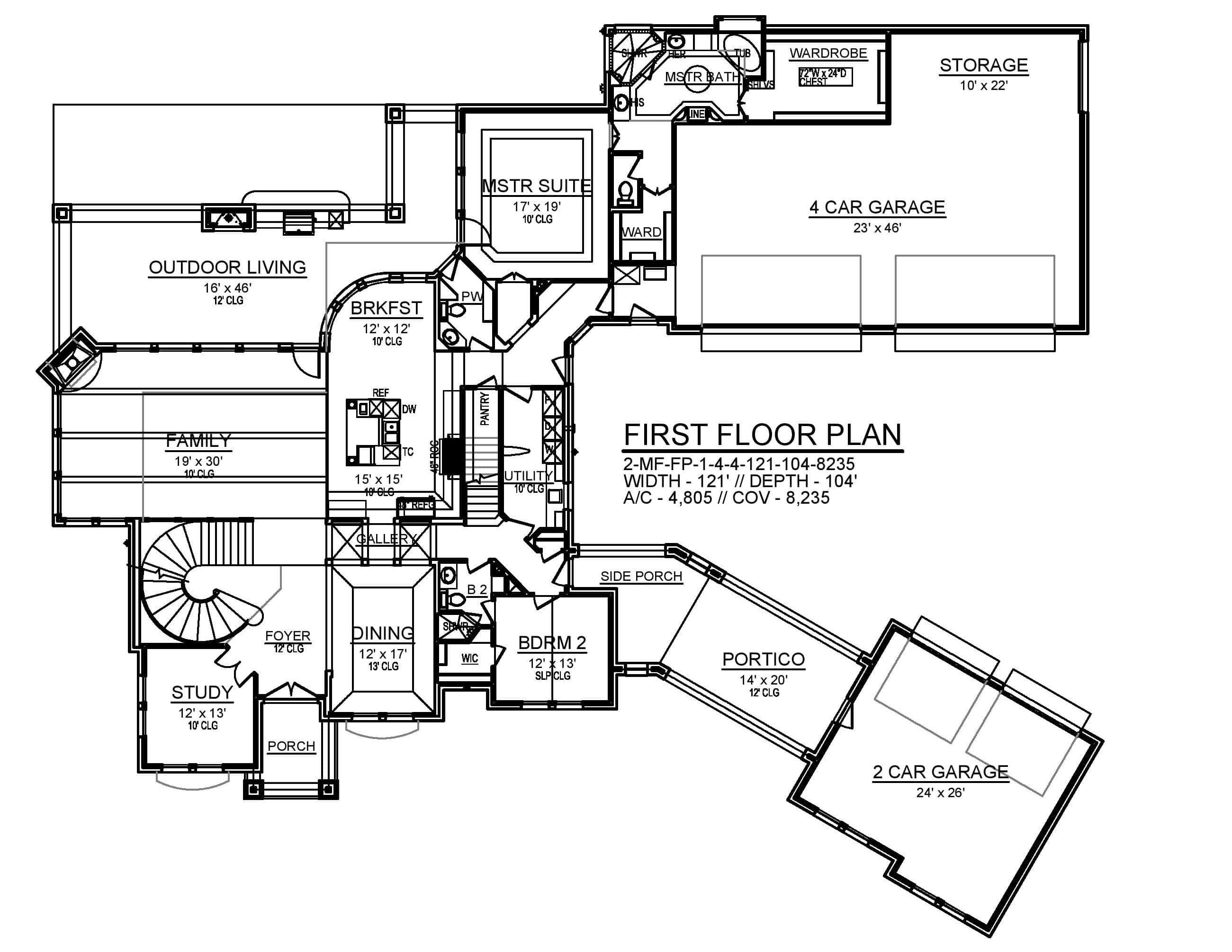 Floor Plan First Story