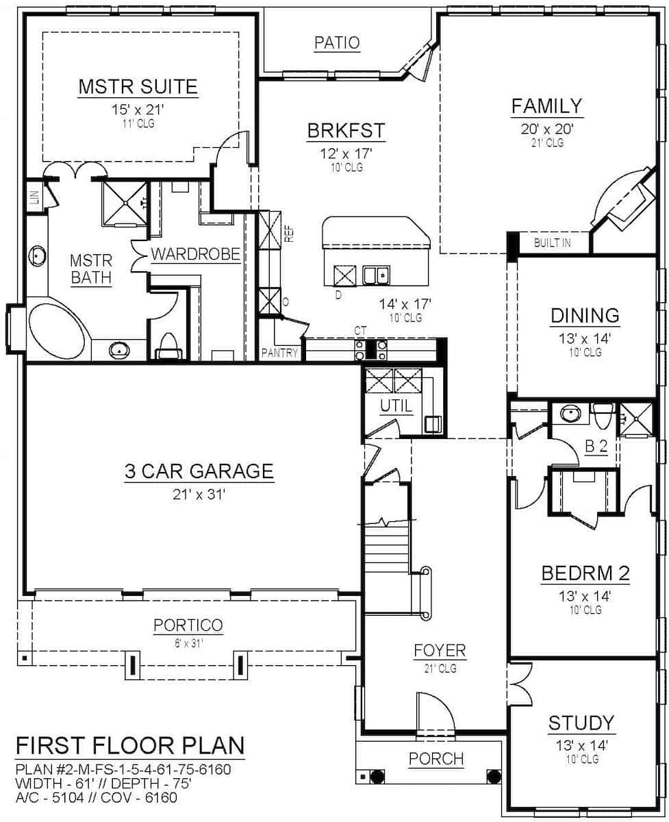 Floor Plan First Story