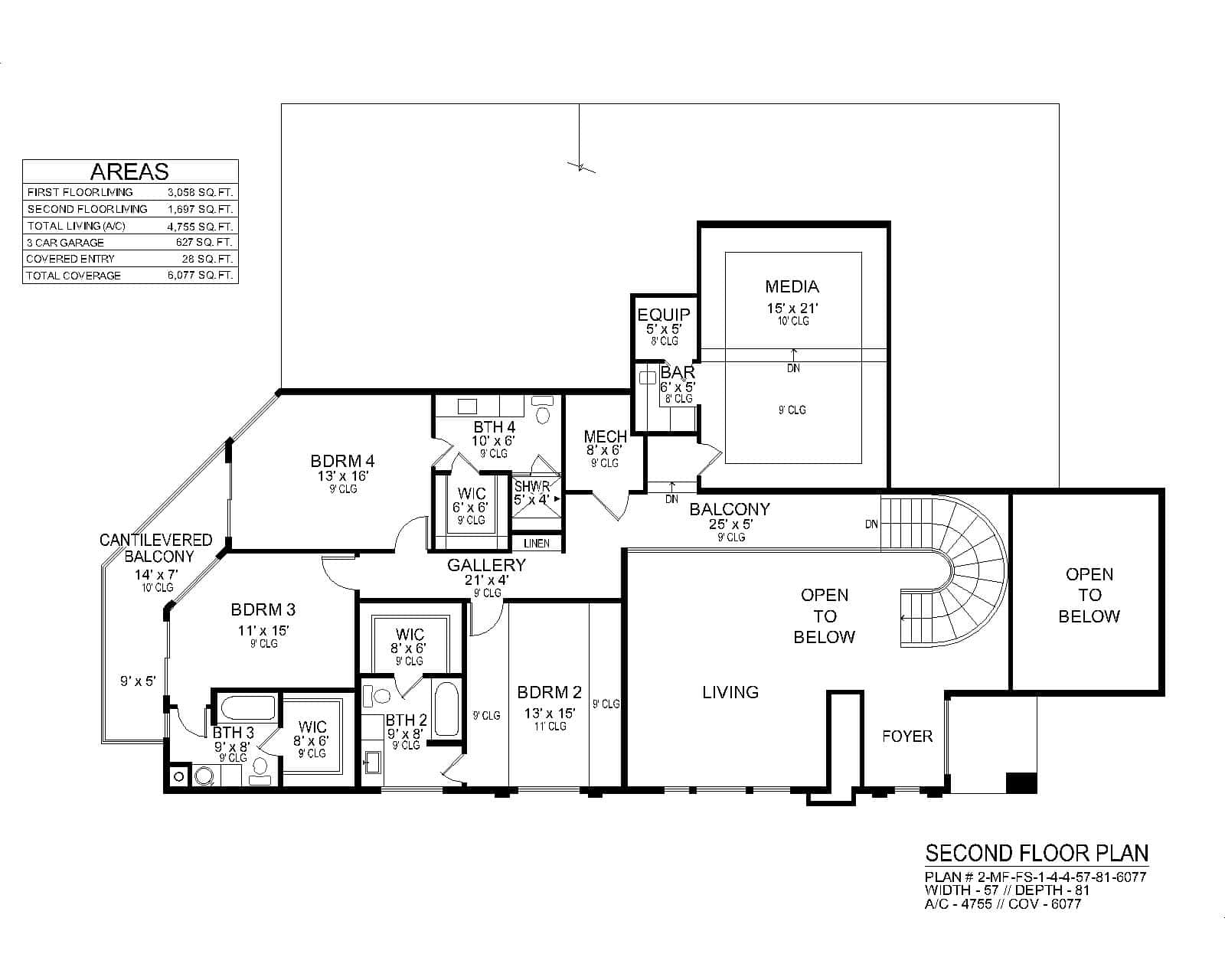 Floor Plan Second Story