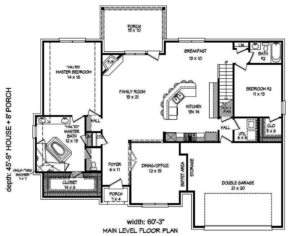 Floor Plan Main Level