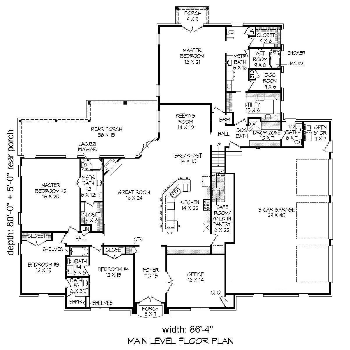 Floor Plan Main Level